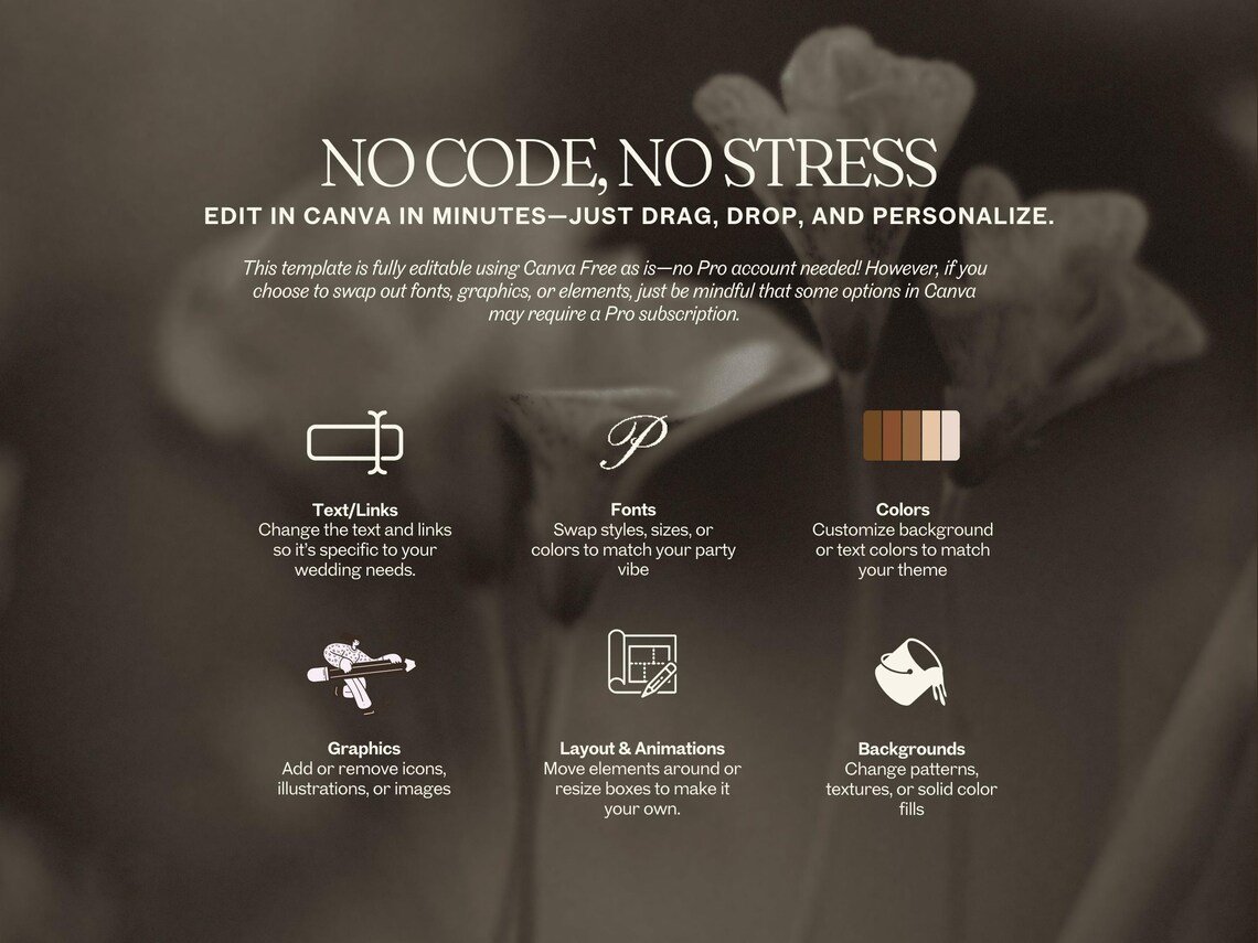 Neutral Colors Wedding Website (Canva Editable) - Image 11